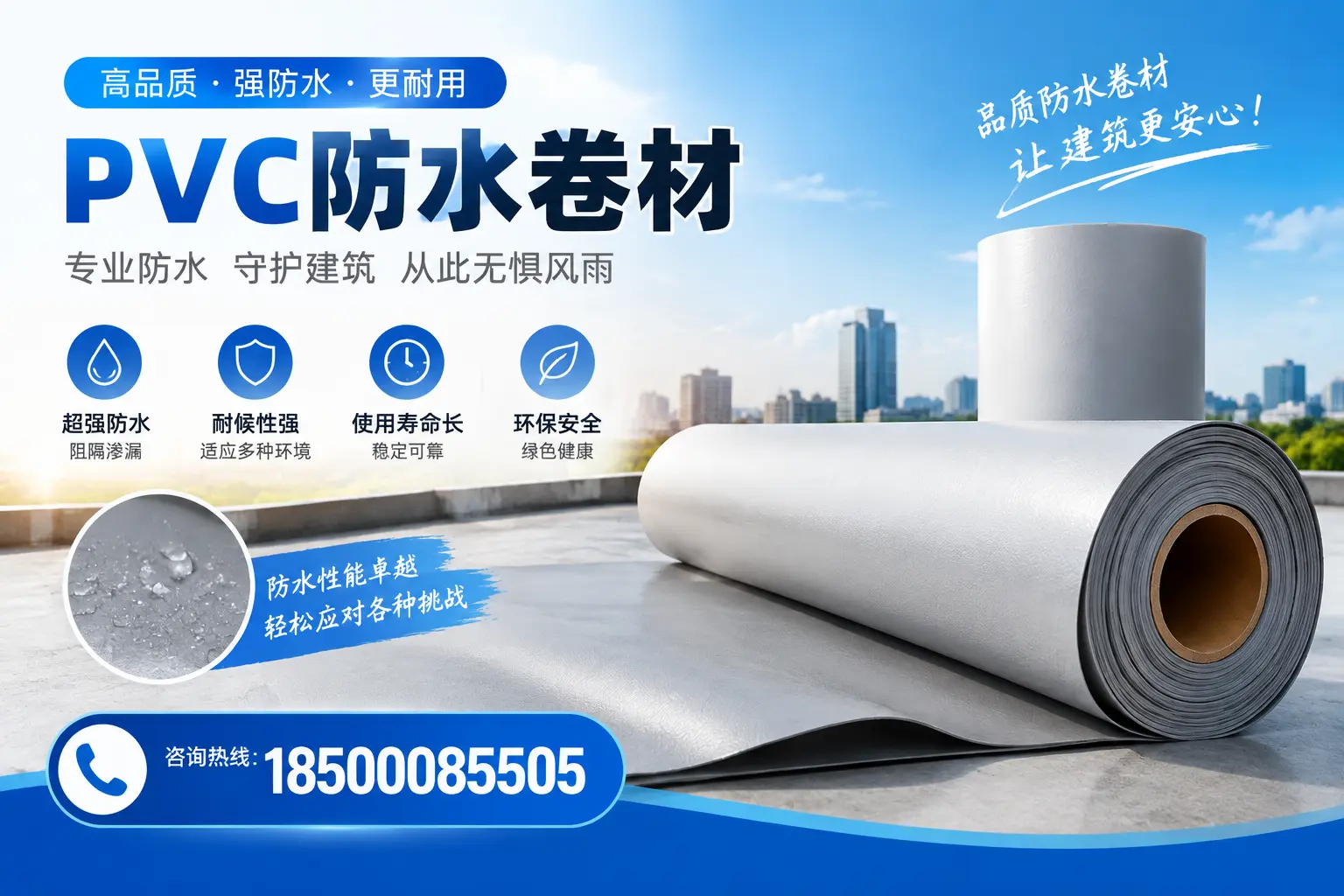 如何选择高质量的PVC防水卷材？定西消费者必看指南
