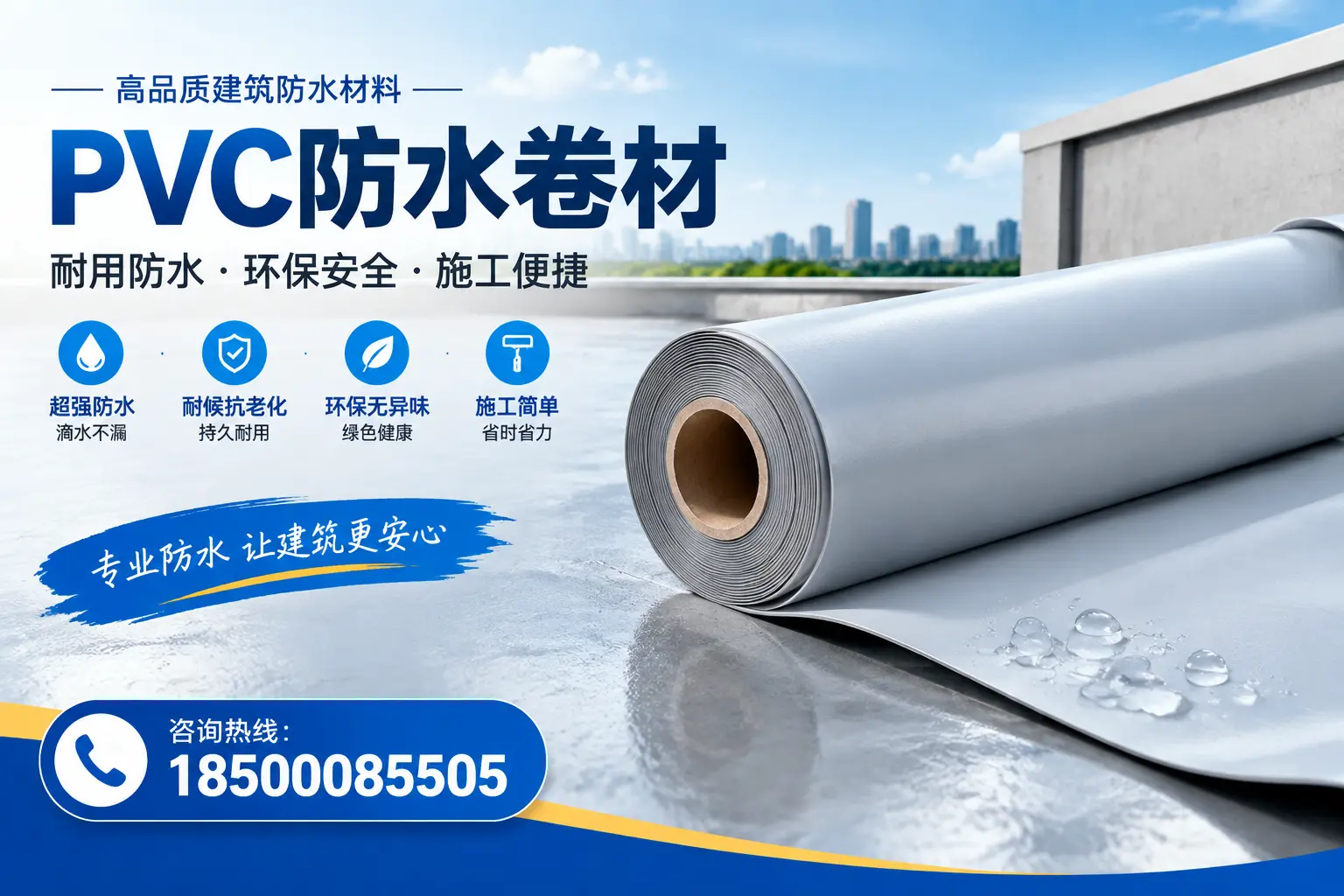 PVC防水卷材选型对比:如何做出明智选择?定西指南