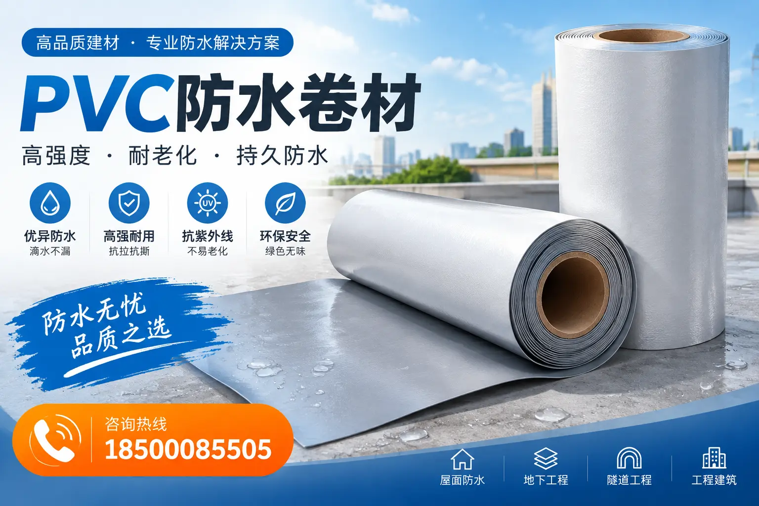 PVC防水卷材的使用寿命与维护周期,适合定西业主参考