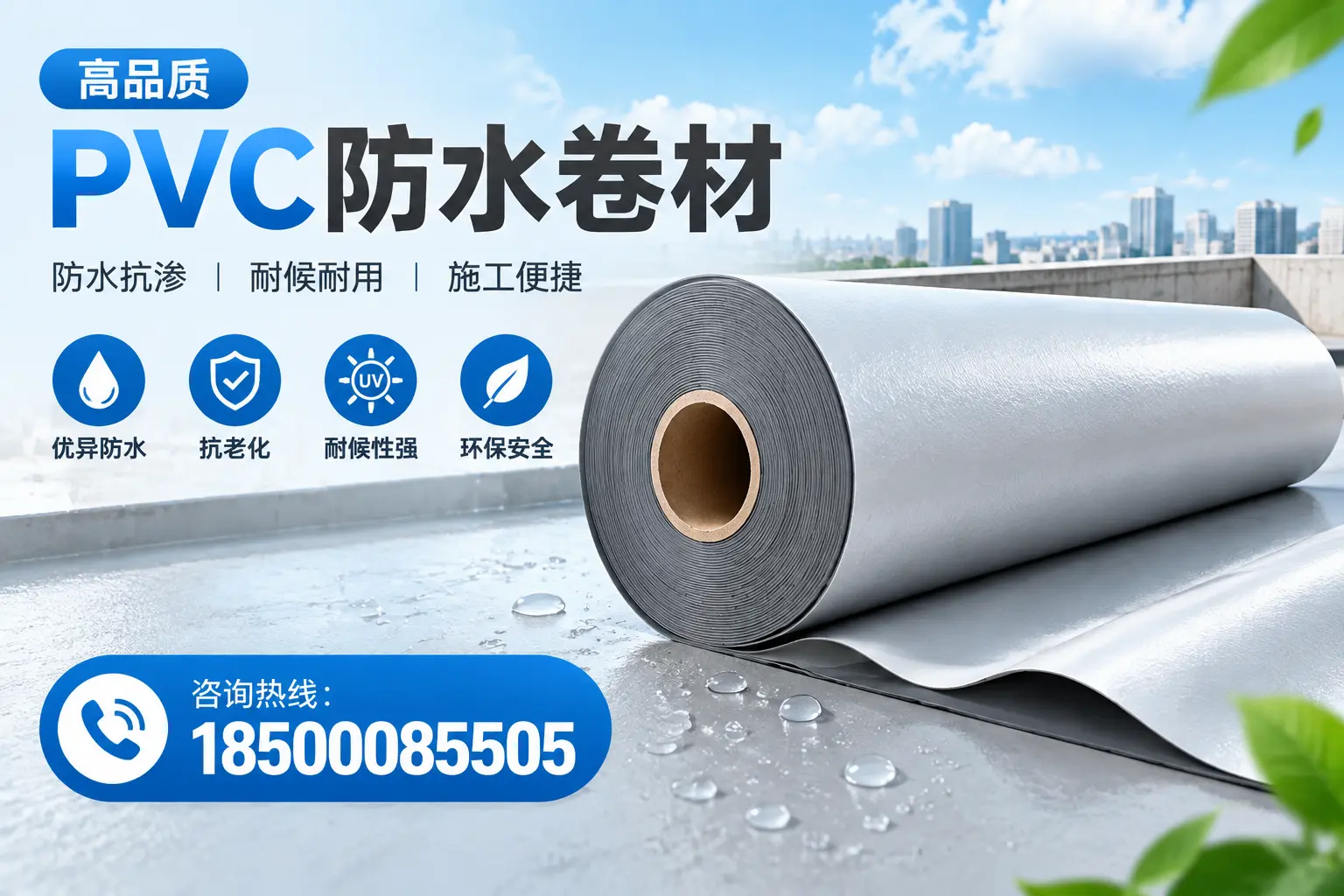 什么是pvc防水卷材?定西消费者需了解的基础知识