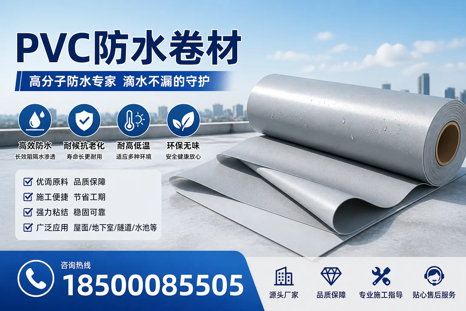 如何维护pvc防水卷材？定西居民的实用建议